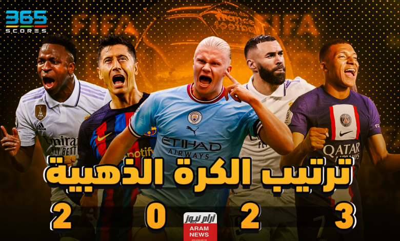 موعد تسليم الكرة الذهبية 2023 بالساعة ونشر اسماء المرشحين وتردد القنوات الناقلة للحفل...